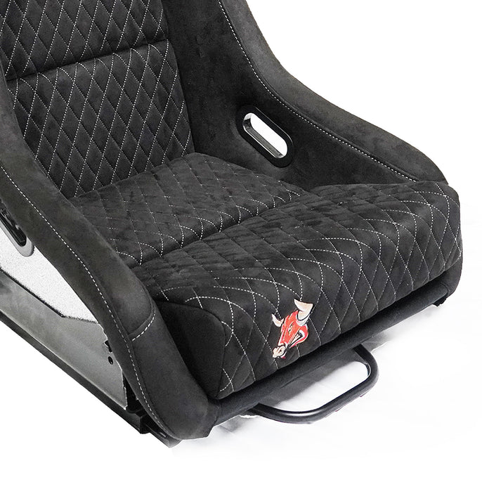 BULL BOOST Ultra-Max Seraph Racing Bucket Seats with Slider Rails – Pair