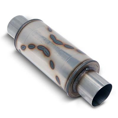 MUFFLER ROUND SS 4IN CENTER