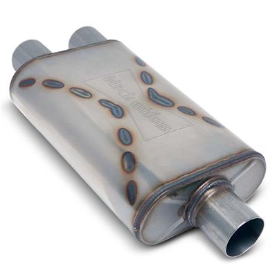 MUFFLER 3IN CENTER DUAL SS