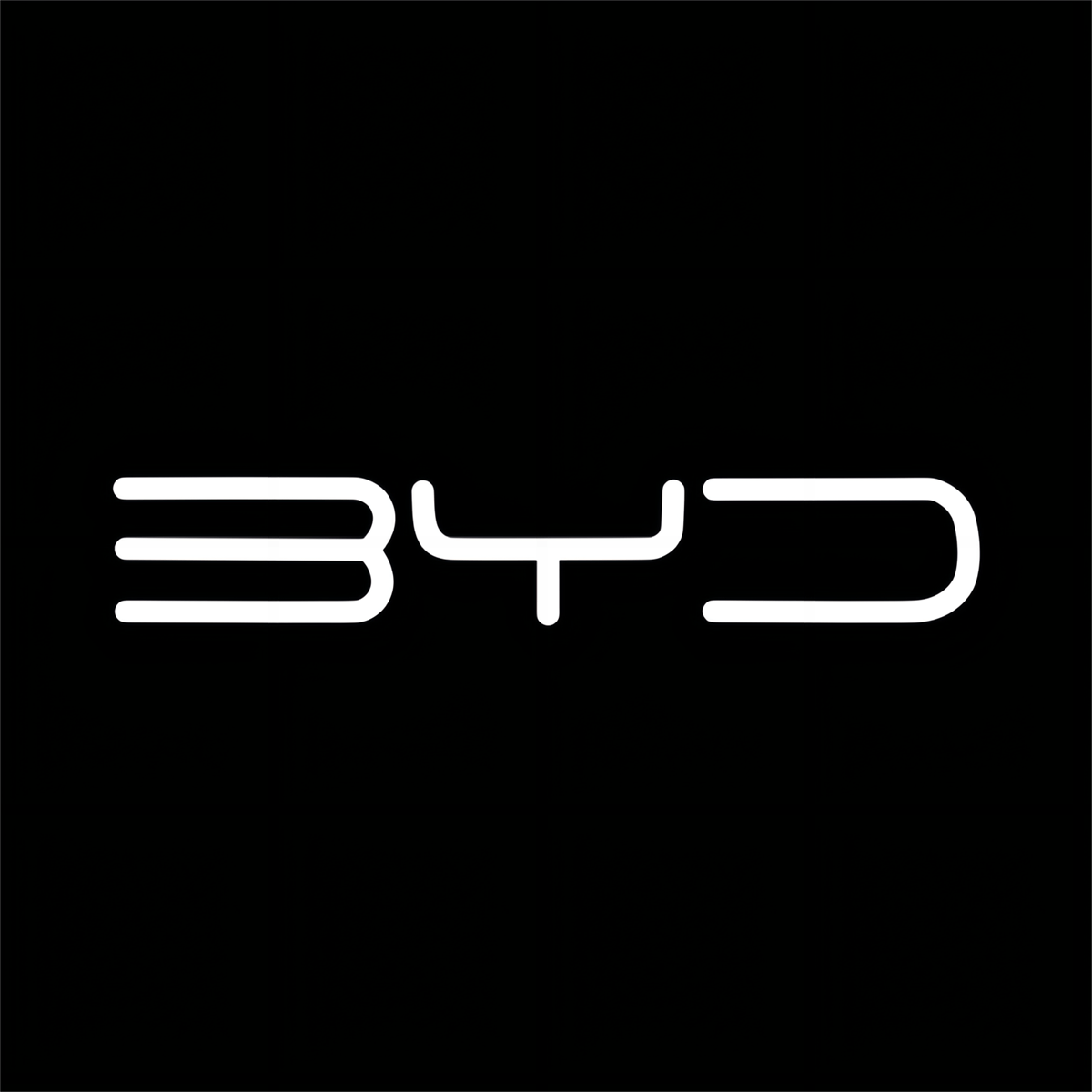 BYD Dolphin Door Stick On Puddle Lights Various Designs 2021-2026