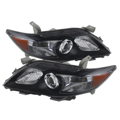 SPYDER Xtune Toyota Camry 10-11 ( USa Built/Nal ) Amber Projector Headlights Black HD-JH-TCAM10-AM-BK 5072870