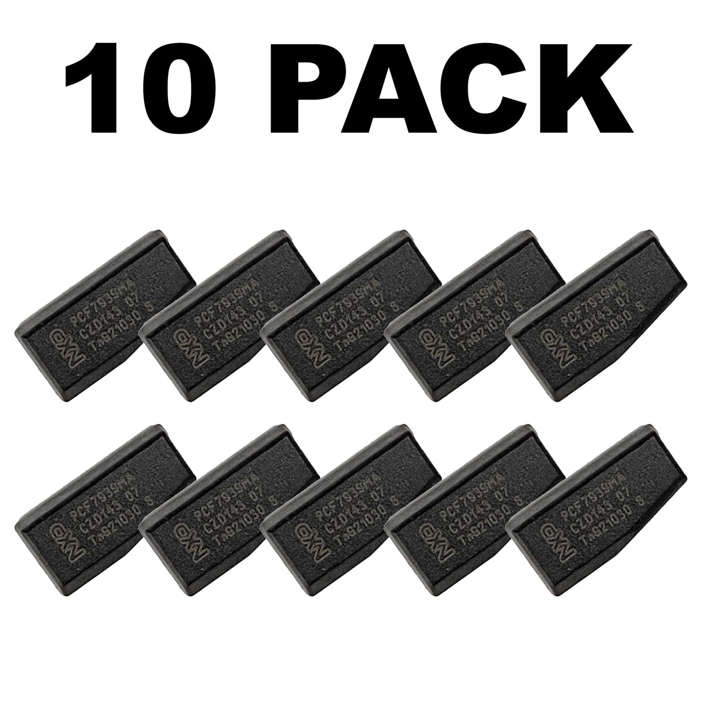 NXP PCF7939MA Jeep / Nissan 128-bit Carbon Chip (10 Pack)