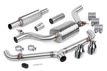 APR Catback Exhaust System (w/ Front Muffler) - GTI TRC (MK7.5)
