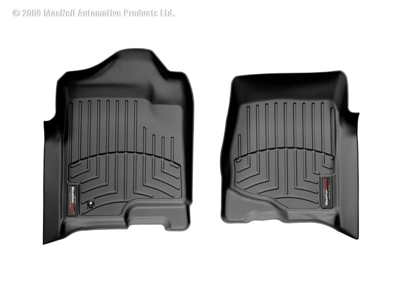 WeatherTech 07+ Chevrolet Silverado GMC Sierra Front FloorLiner - Black