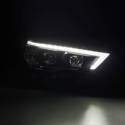 AlphaRex 14-22 Toyota 4Runner PRO-Series Projector Headlights Black w/Seq. Sig. + DRL 880814 *Discontinued