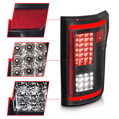 Anzo Ford F-150 15-17 L.E.D Tail Lights G2 Smoke