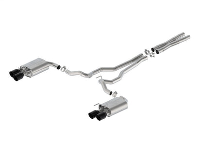 Ford Racing 2024 Mustang 5.0L GT Extreme Cat-Back Exhaust - Black Tips M-5200-M5EB