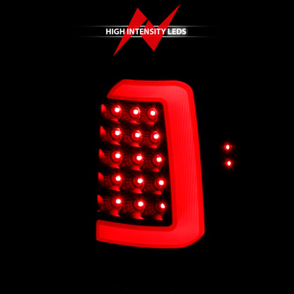 ANZO 1997-2004 Dodge Dakota LED Taillights Black Housing Smoke Lens Pair 311348