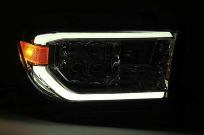 AlphaRex 07-13 Toyota Tundra NOVA LED Proj Headlights Black w/ Activ Light/Seq Signal/DRL 880774 *Discontinued