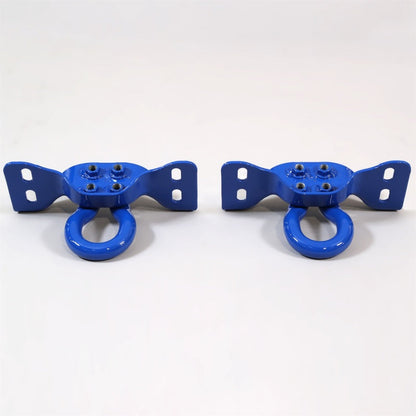 Ford Racing 17-22 Super Duty Tow Hooks - Blue (Pair) M-18954-SDB