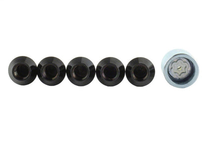 Ford Racing M12X1.5 Black Security Lug Nut - Set of 5 M-1A043-B5