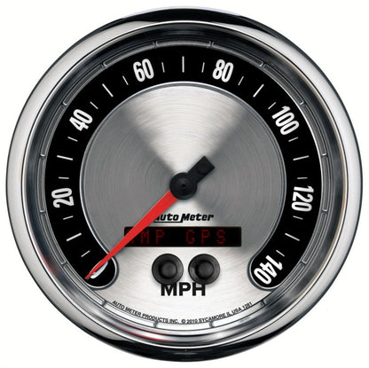 Autometer American Muscle 5in 140 MPH GPS Electric Programmable Speedometer 1281
