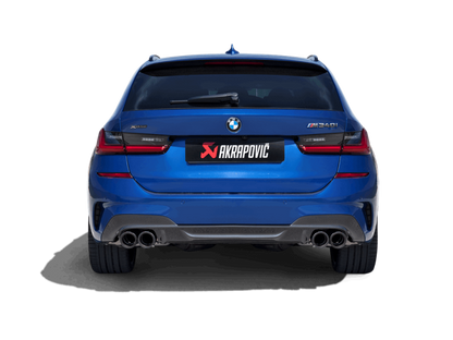 Akrapovic 20-22 BMW M340i (G20, G21) Slip-On Line (Titanium) (Req. Tips)(Will need BMW#18308686640) S-BM/T/30H