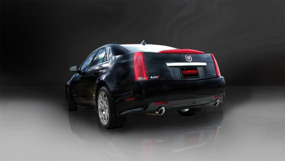 Corsa Performance 09-13 Cadillac CTS Sedan V 6.2L V8 Polished Touring Axle-Back Exhaust