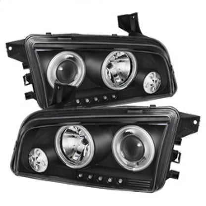 Spyder Dodge Charger 06-10 Projector Headlights Halogen Model CCFL Halo LED Blk PRO-YD-DCH05-CCFL-BK 5009715