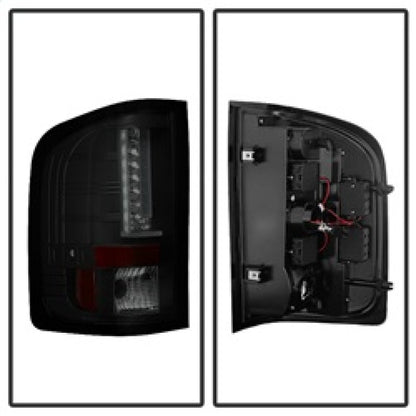 Spyder 07-13 Chevy Silverado (Exc 2010 Model) Verison 2 LED Tail Lights ALT-YD-CS07V2-LED-BSM 5082626