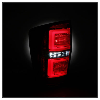 Spyder 16-17 Toyota Tacoma LED Tail Lights - Red Clear (ALT-YD-TT16-LED-RC) 5085757