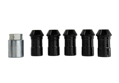 Ford Racing 2023+ Ford Bronco Raptor  M14 x 1.5 Black Security Lug Nut Kit - Set of 5 M-1A043-A5