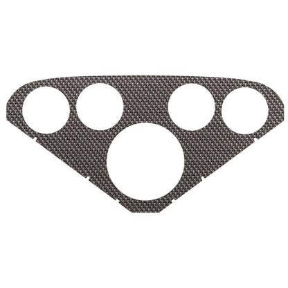 AutoMeter Faceplate For PN 2208 Optional Silver Carbon Look 2124