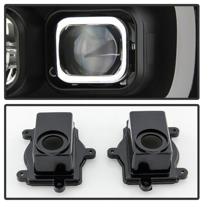 Spyder 07-14 Chevy Suburban/Tahoe V2 Projector Headlights LED Turn Sig Black PRO-YD-CSUB07V3-SB-BK 5086242