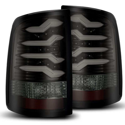 AlphaRex 09-18 Dodge Ram 1500 PRO-Series LED Tail Lights Jet Black 640010 *Discontinued