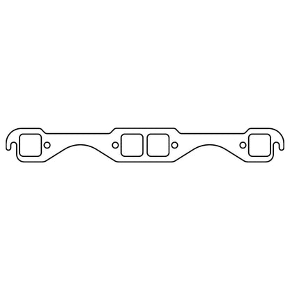 Cometic Gasket Cometic Chevy Gen1 Small Block V8 .043in Copper Exhaust Mani Gskt Set-1.480in x 1.450in Square Ports C15190C