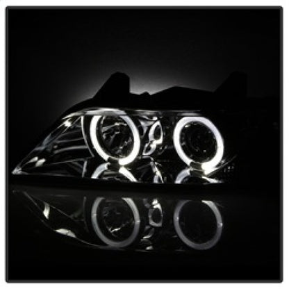 Spyder BMW Z3 96-02 Projector Headlights LED Halo Chrome High H1 Low H1 PRO-YD-BMWZ396-HL-C 5009098