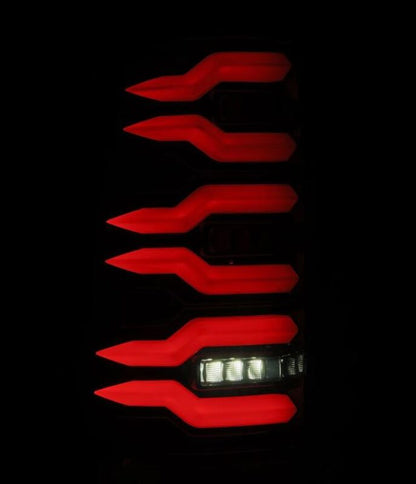 AlphaRex 99-06 Chevrolet Silverado/99-06 GMC Sierra LUXX-Series LED Tail Lights - Black 620006 *Discontinued