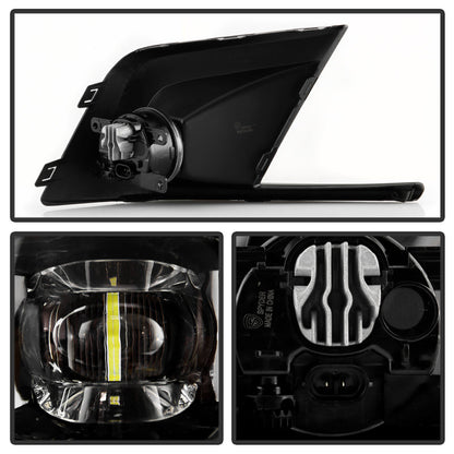 SPYDER 22-23 Honda Civic OEM Full LED Fog Lights w/ Switch - Clear 9051203