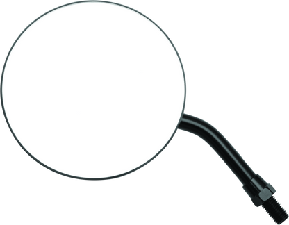 BikeMaster 4in Adjustable Round Mirror 10mm - Each - Black 600801