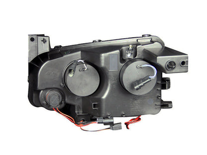 Anzo 2006-2010 Dodge Charger Projector Headlights w/ Halo Chrome