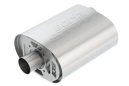 Borla CrateMuffler Ford Coyote 5.0L S-Type 2.5in Offset/Center 12inx6inx10.34in Muffler 400855