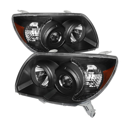 SPYDER Xtune Toyota 4Runner 06-09 Crystal Headlights Black HD-JH-T4R06-AM-BK 9023378