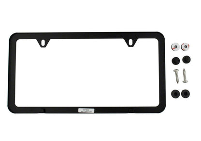 Ford Racing Ford Performance Slim License Plate Frame - Black Stainless Steel M-1828-SSB