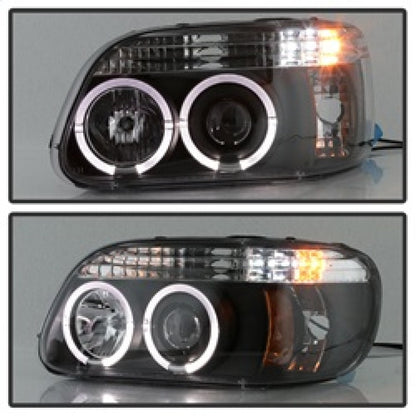 Spyder Ford Explorer 95-01 1PC Projector Headlights LED Halo Blk PRO-YD-FEXP95-HL-1PC-BK 5010131
