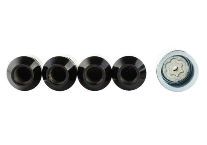 Ford Racing M12 x 1.5 Black Security Lug Nut Kit - Set of 4 M-1A043-B