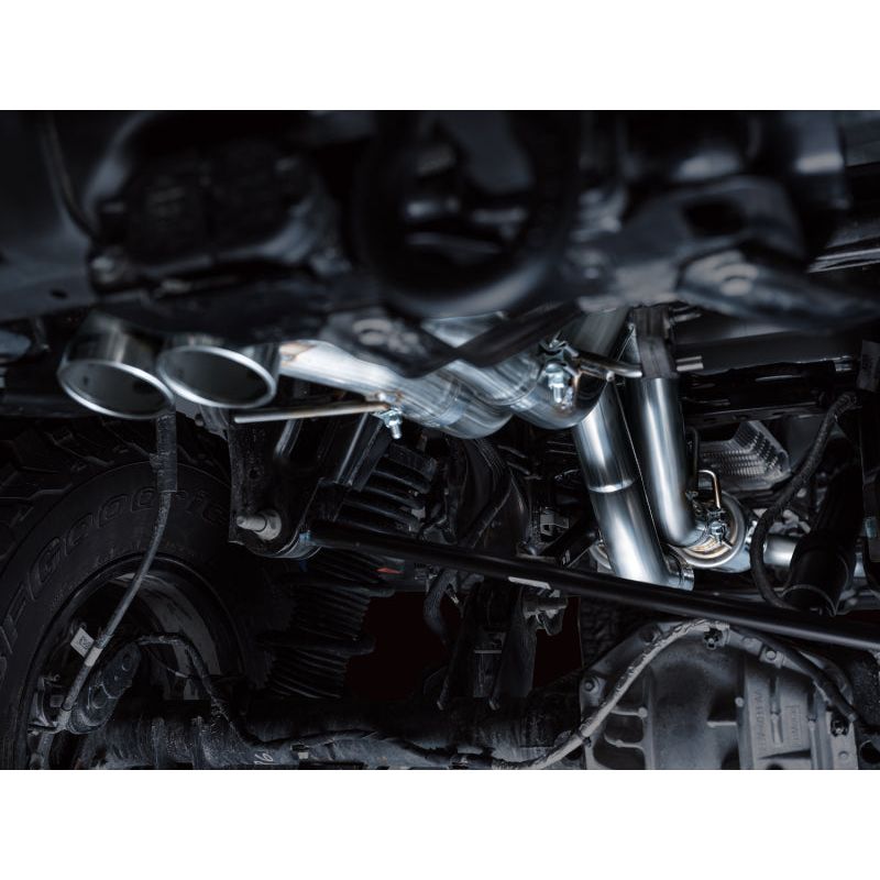 AWE Tuning 2022+ Ford Bronco Raptor 4WD Dual BashGuards Cat-Back SwitchPath Exhaust (No Tips)