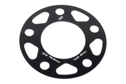 Dinan Spacers; 5x120 - 72.6mm CB - 2mm Thick Set of 2