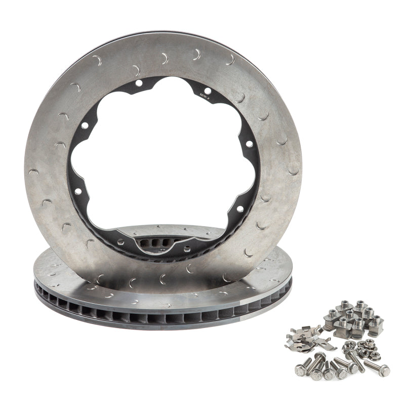 Alcon Nissan R35 GTR Gen 1/2 Rear Left 380X30mm Rotor Ring Kit DKR2175X757C24L