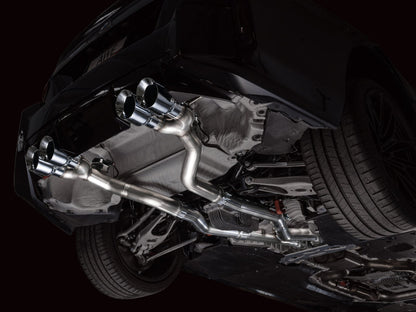 AWE Tuning 23-24 BMW G87 M2 Track Edition Exhaust - Chrome Silver Tips 3020-42487