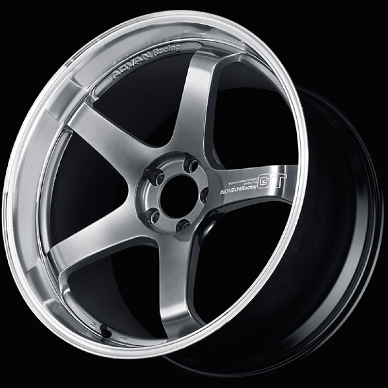 Advan GT Premium Version 20x9.5 / +15 ET / 5x112 / 66.5mm Bore / Machining and Hyper Platinum Black YAQ0J15MPBP