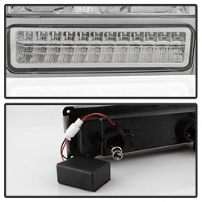 SPYDER Xtune 92-94 Blazer Full Size Corner/LED Bumper Headlights Chrome HD-JH-CCK88-LED-AM-C-SET 5069559