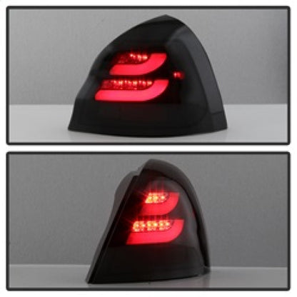Spyder 04-08 Pontiac Grand Prix Light Bar LED Tail Light - Black Smoke (ALT-YD-PGP04-LED-BSM) 5084385