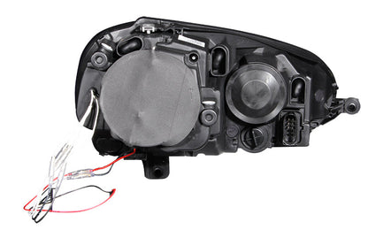 Anzo 2006-2009 Volkswagen Rabbit Projector Headlights w/ Halo Black (CCFL)