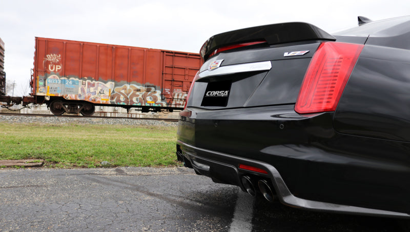 Corsa Performance 2016 Cadillac CTS V Sedan 6.2L V8 2.75in Polished Sport Axle-Back