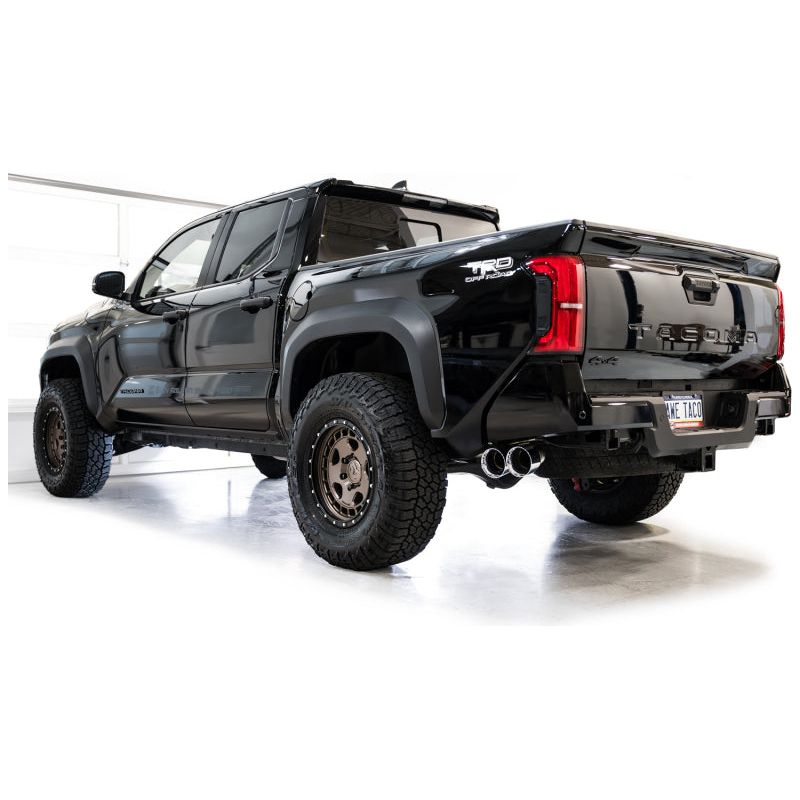 AWE Exhaust - 2024+ Toyota Tacoma Dual Chrome Silver Tips