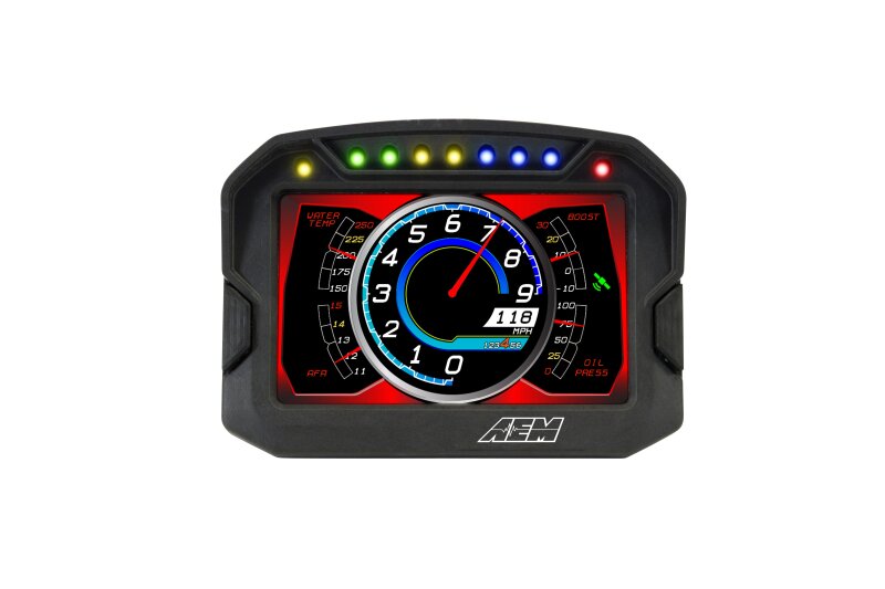 AEM CD-5LG Carbon Logging Digital Dash Display w/ Internal 10Hz GPS & Antenna