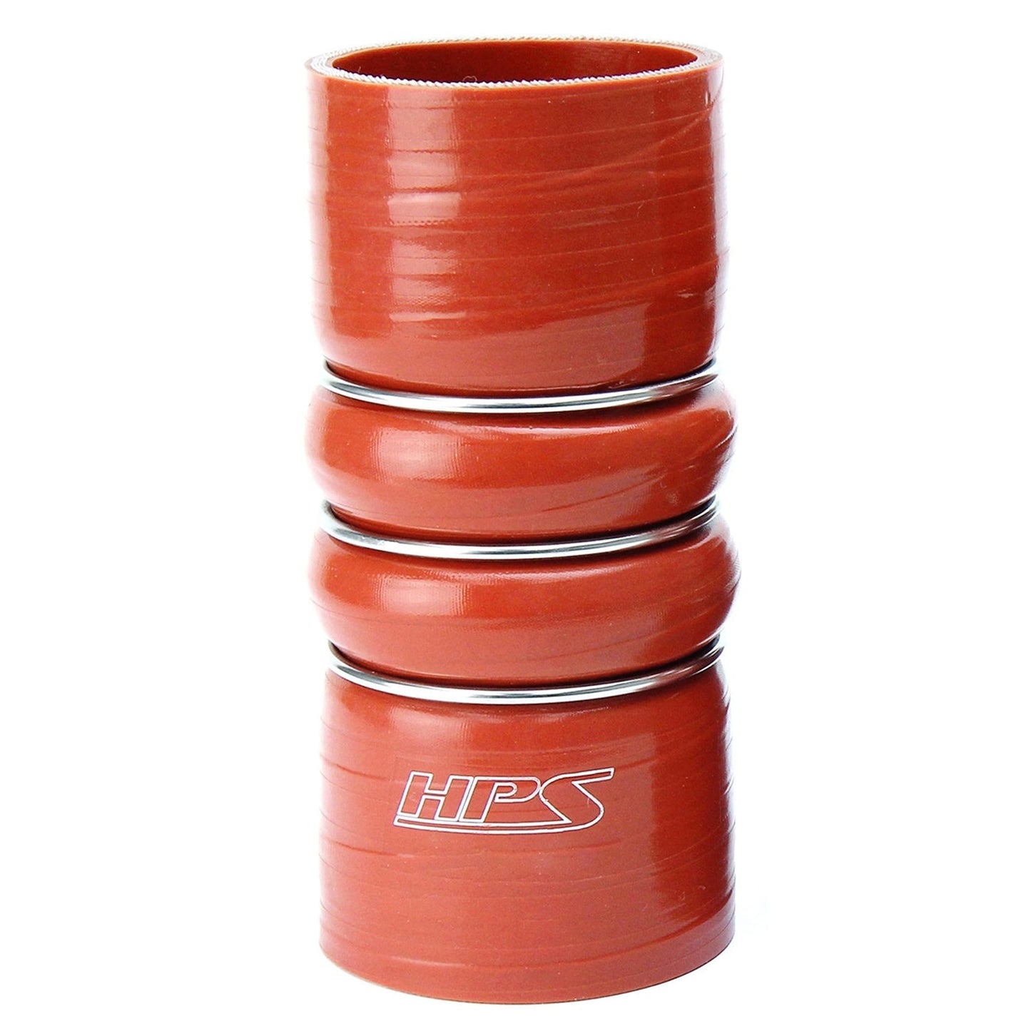 HPS Performance Products HPS 3-1/2" ID, Silicone Charge Air Cooler CAC Hose Double Hump Coupler Bellow Hot Side, Ultra High Temp 4-ply Aramid Reinforced