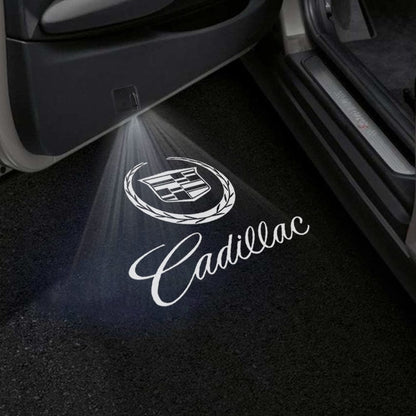 Cadillac BLS Door Stick On Puddle Lights Various Designs 2005-2010