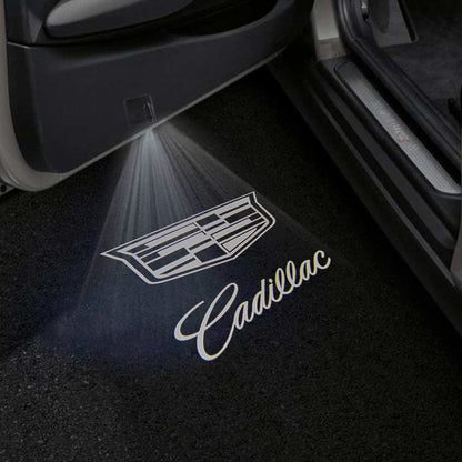 Cadillac BLS Door Stick On Puddle Lights Various Designs 2005-2010